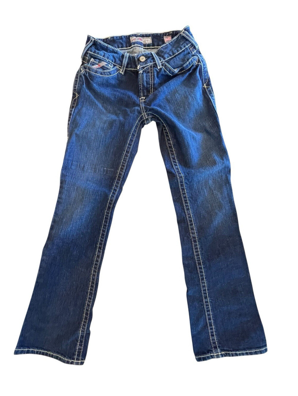 Ariat FR Jeans Womens 25R Mid Rise Bootcut Flame Resistant Dark Wash Denim Work